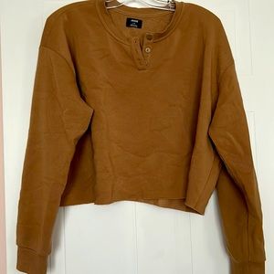 Nude Cropped Sweater